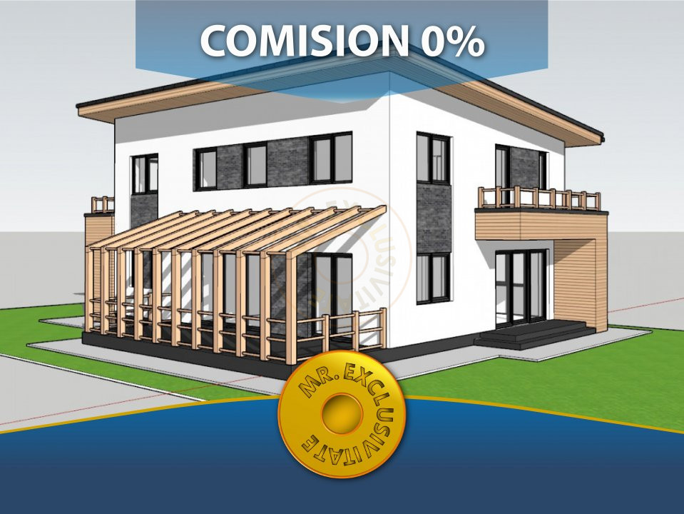 Comision 0% - Casa Moderna Argeselu 635 mp teren 1
