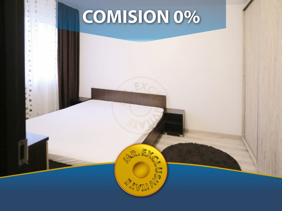 Apartament 2 camere decomandat - MOBILAT SI UTILAT COMPLET -TRIVALE - Comision 0 1