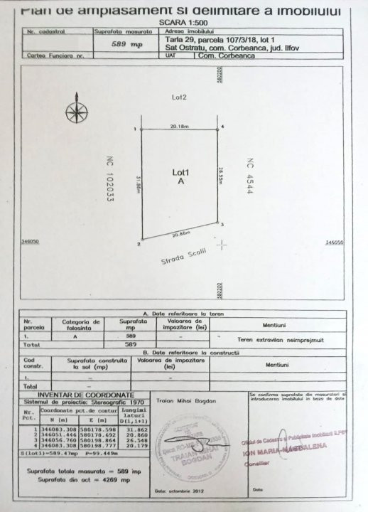 Teren casă și/sau oportunitate de afaceri în Corbeanca