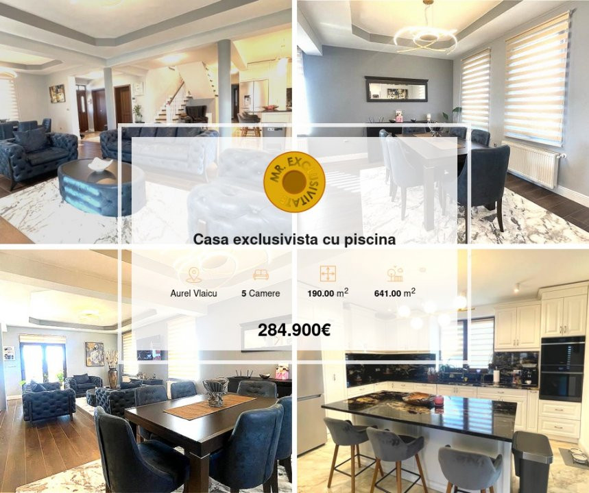 Casa exclusivista cu piscina