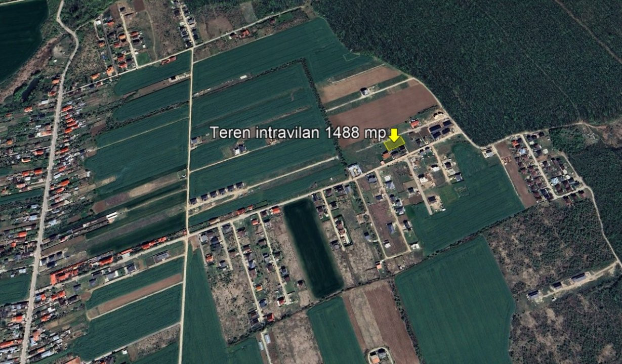 Teren Intravilan 1488 mp in Balotesti
