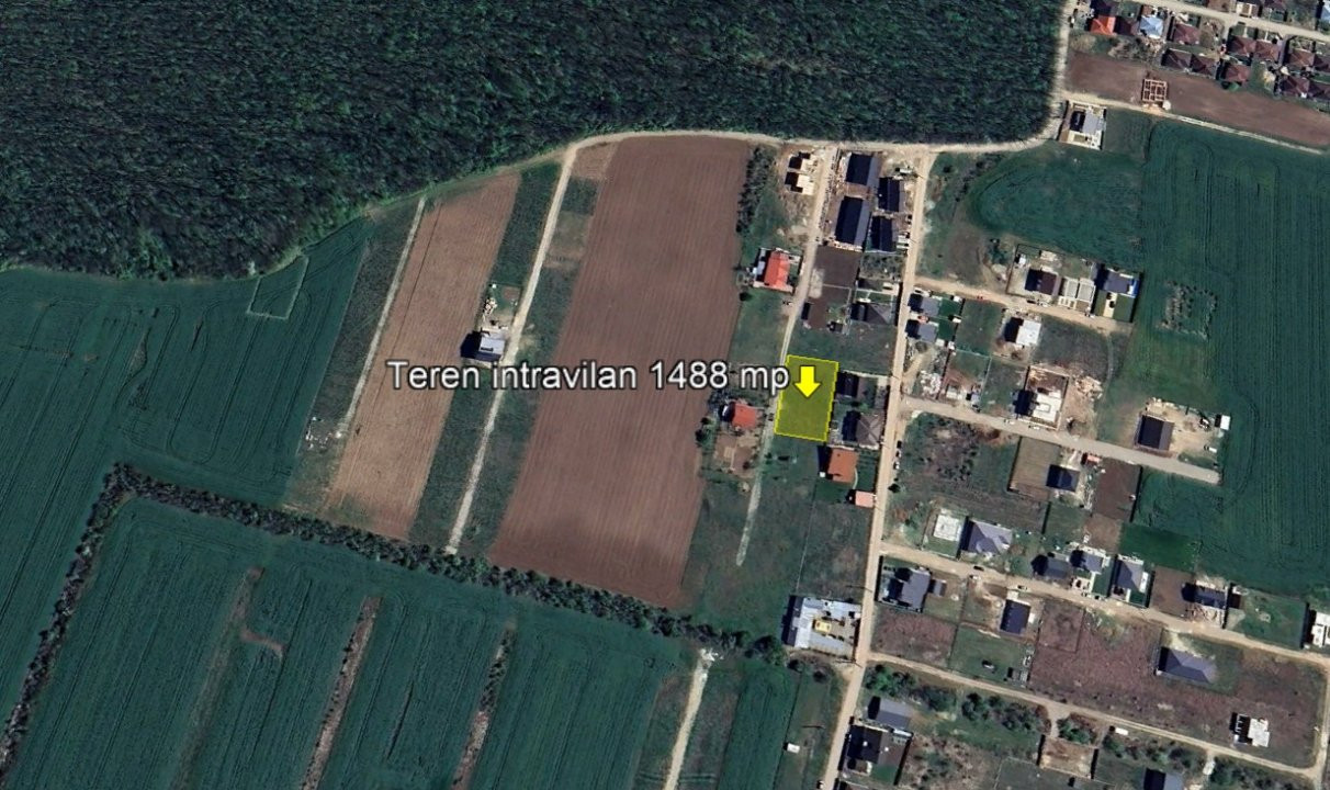 Teren Intravilan 1488 mp in Balotesti