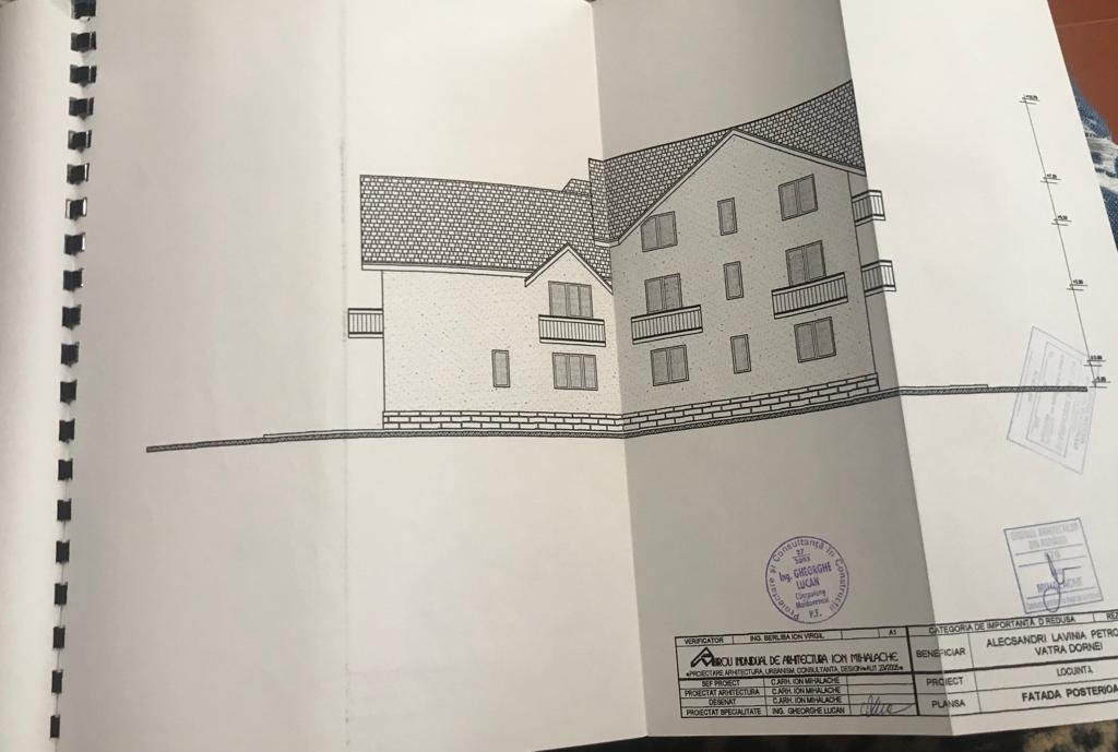 TEREN INTRAVILAN 3000 MP- VATRA DORNEI, CU PROIECT DE CONSTRUCTIE APROBAT