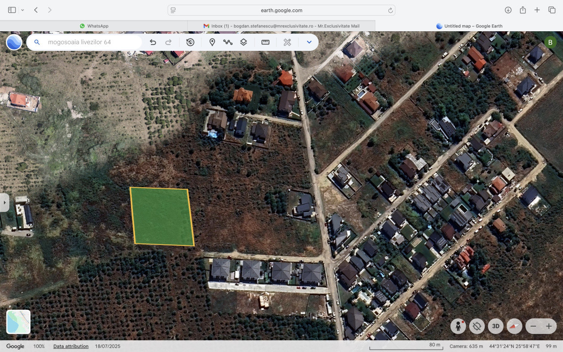 Teren 3600mp Mogosoaia - Oportunitate de investitie!