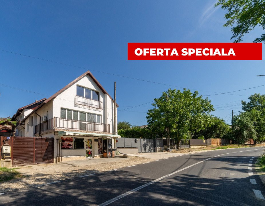 Casa spatioasa 318 mp utili+Spatiu Comercial zona Stefanesti Arges!