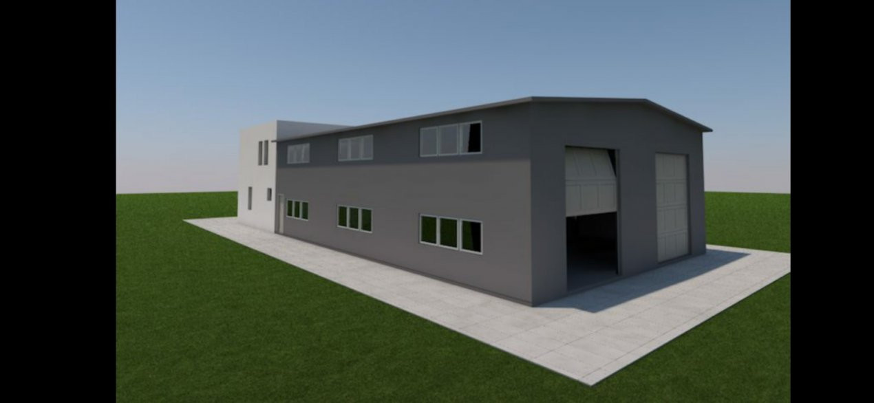 De vânzare  Hala industrială în construcție, ideală pentru service auto!
