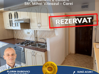 Apartament 2 camere Etaj IV Carei-Str. M.Viteazul Nr.11, Zona UniCredit Bank