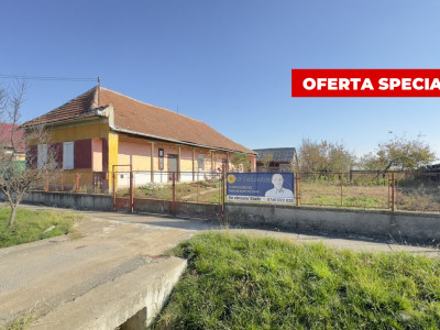 Casă 3 camere, Teren 3466 mp Petrești SM - Comision 0% cumpărător