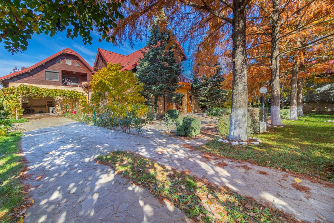 Casa din Natura Balotesti-6300 mp teren-Acces privat la lac si ponton propriu