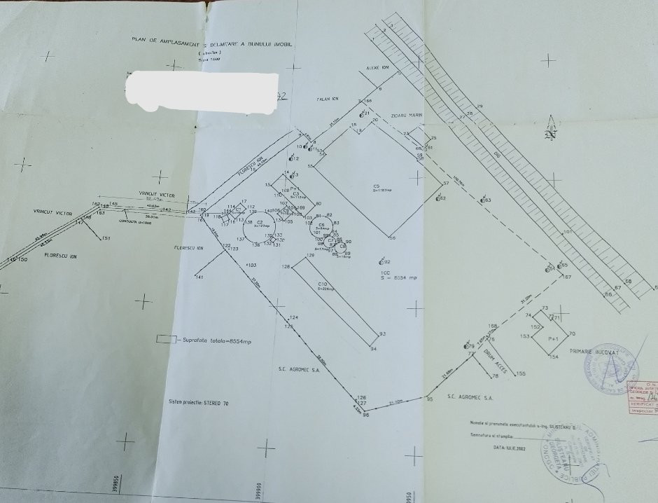 Investitie de viitor! Teren intravilan 8554 mp-Bucovat