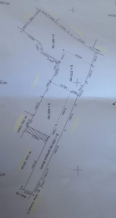 Teren intravilan Pitești - lot de 400 mp - Comision 0
