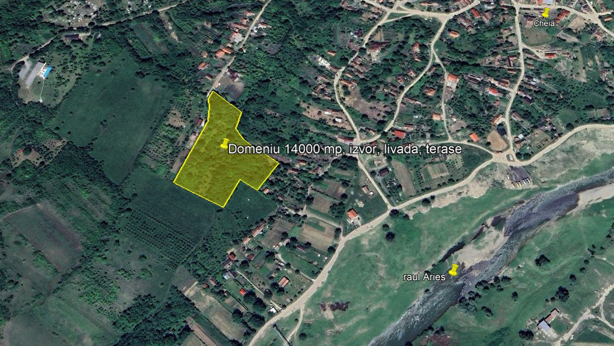 Domeniu Exclusivist de 14,000 mp în Cheia, Cluj - posibilitate rate