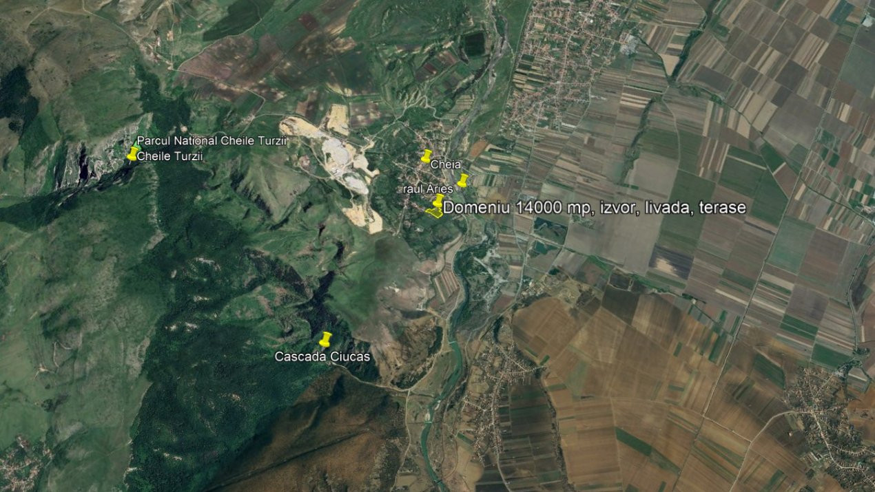 Domeniu Exclusivist de 14,000 mp în Cheia, Cluj - posibilitate rate