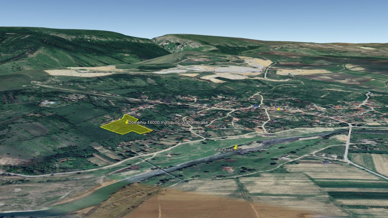 Domeniu Exclusivist de 14,000 mp în Cheia, Cluj - posibilitate rate