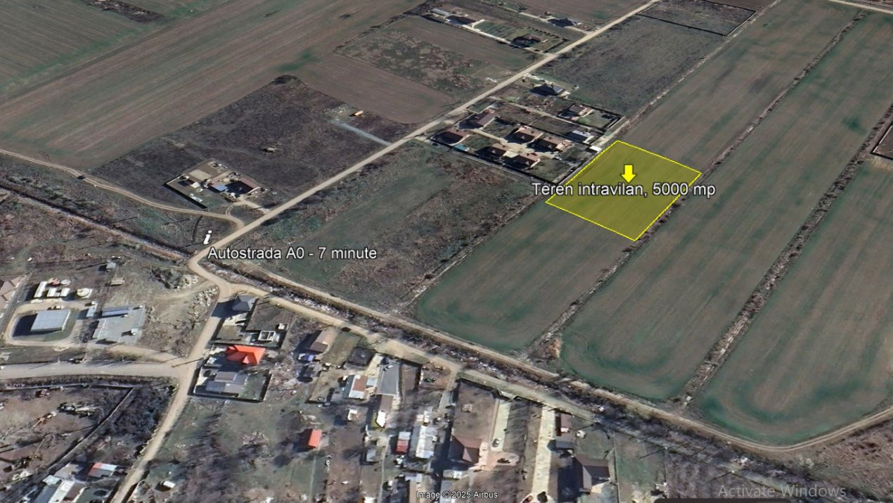 Teren Intravilan, 5000 mp, dubla deschidere la drum, in 1 Decembrie