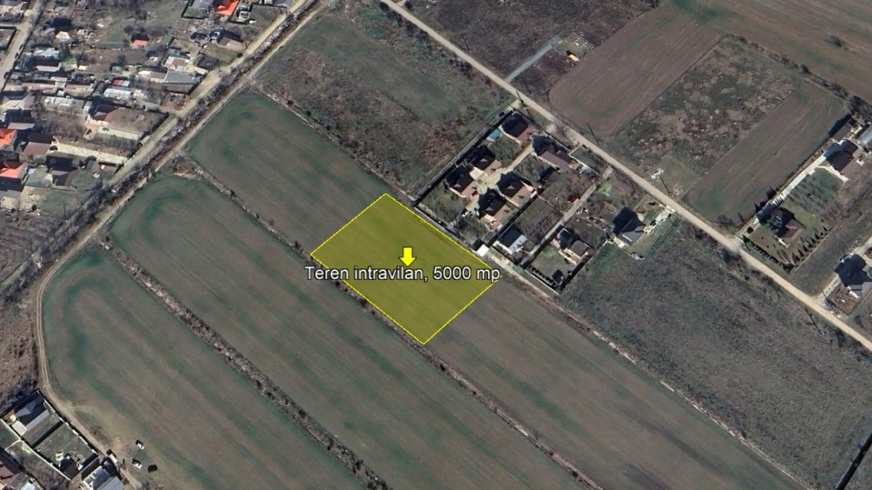 Teren Intravilan, 5000 mp, dubla deschidere la drum, in 1 Decembrie