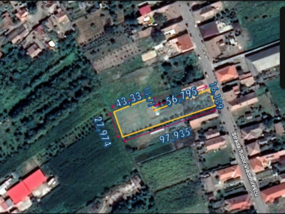 Teren Intravilan 2062 mp Carei -Str. T. Vladimirescu - Comision 0% cumpărător