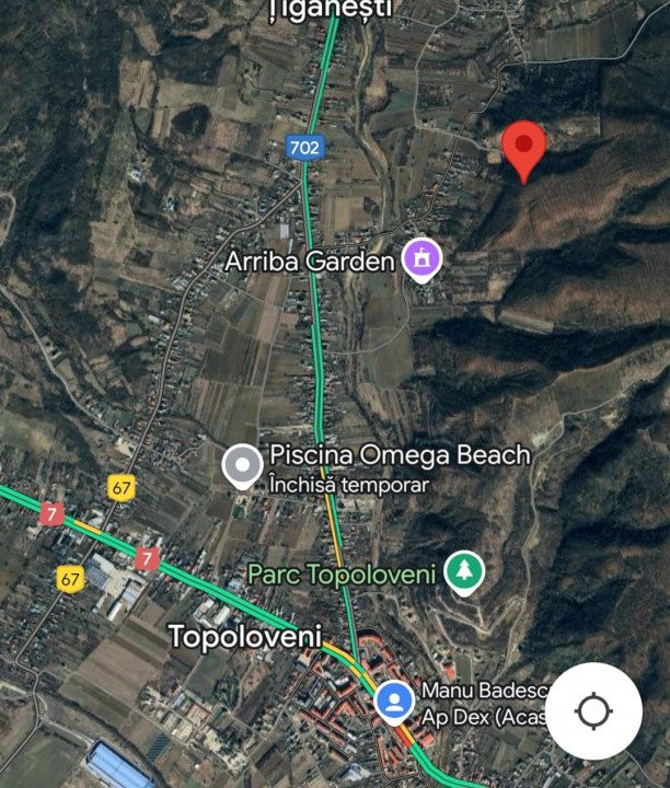 Teren Intravilan Topoloveni cu priveliste superba