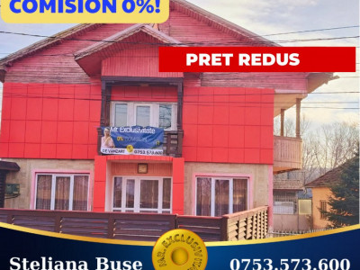 Casă / Vilă și teren în Curtișoara, ideală pentru pensiune /casă de vacanță