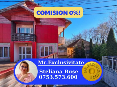 Casă / Vilă și teren în Curtișoara, ideală pentru pensiune /casă de vacanță