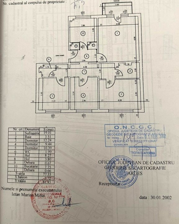 Apartament 4 camere Exercitiu-Bibescu, Etaj 2, centrala termica