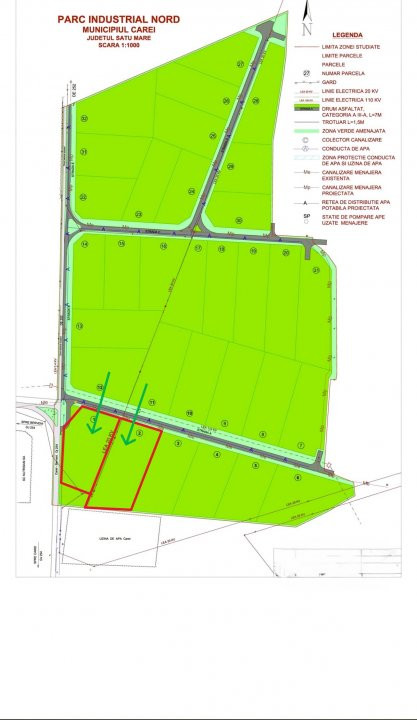 Teren Intravilan Industrial 13.164 mp, Zona Constantin Mille-Carei-Comision 0%