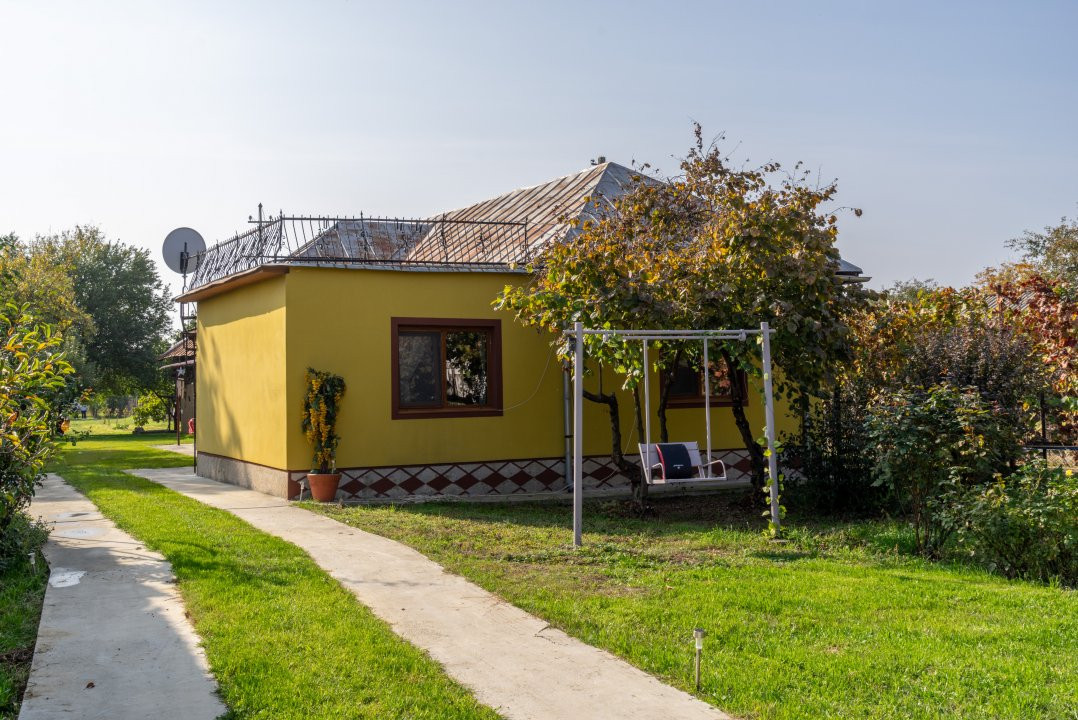 Casa Topoloveni - curte si livada, 3000 mp teren