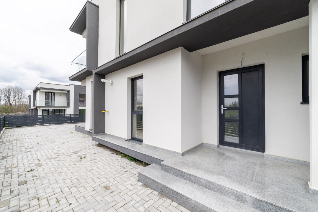 Casă modernă tip duplex | Budeasa – lângă Primărie | Construcție 2023