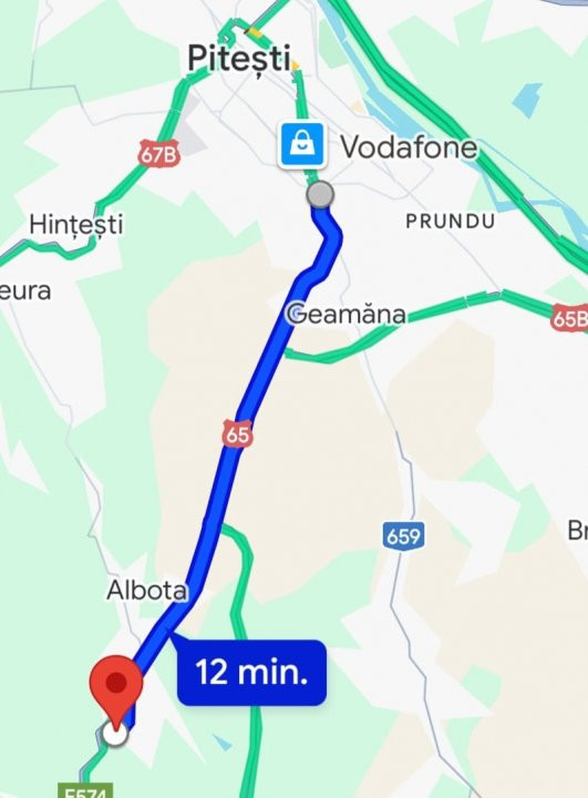 Albota Teren intravilan 1.800 mp zona superba, toate utilitatile 