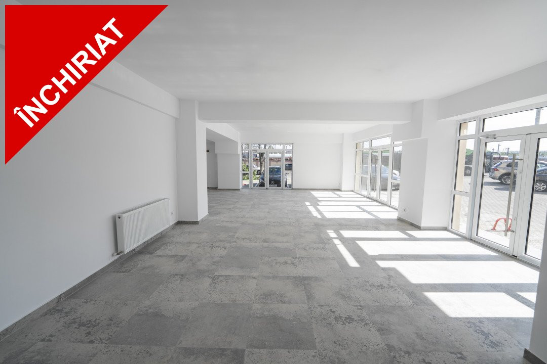 Spatiu comercial stradal, parter bloc nou - zona ultracirculata Petrom Gara