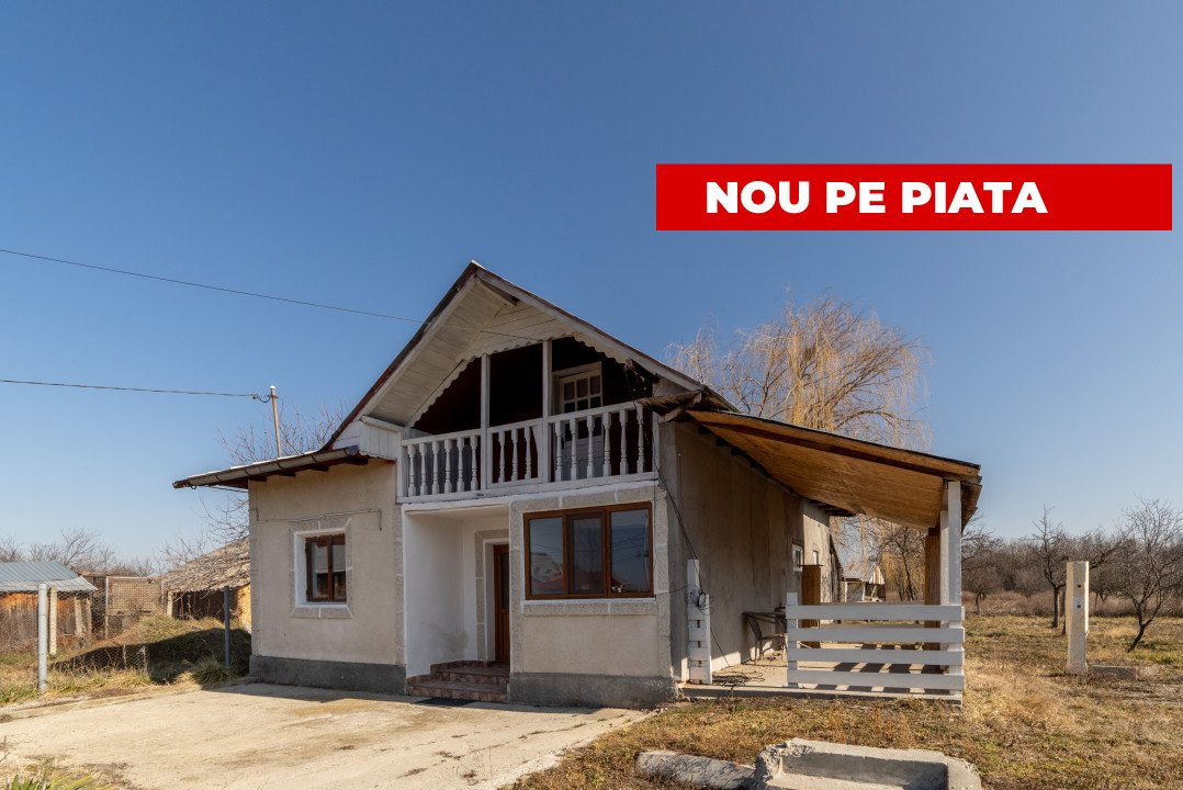  Casa cu teren de 1069 mp Bradu la 10 min de Pitesti!