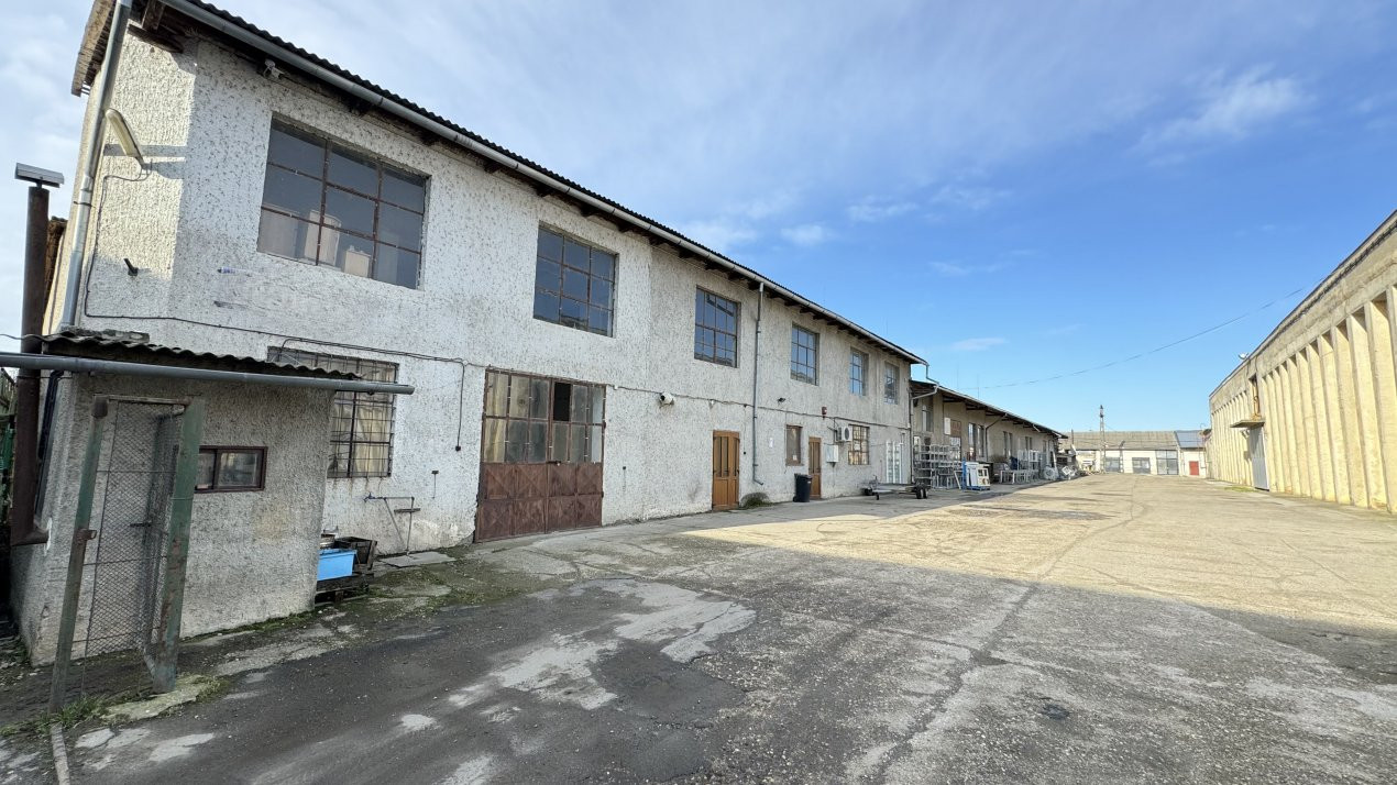  Clădire Industrială Hală Producție, Depozitare, Birouri-Teren 3140 mp - Carei  
