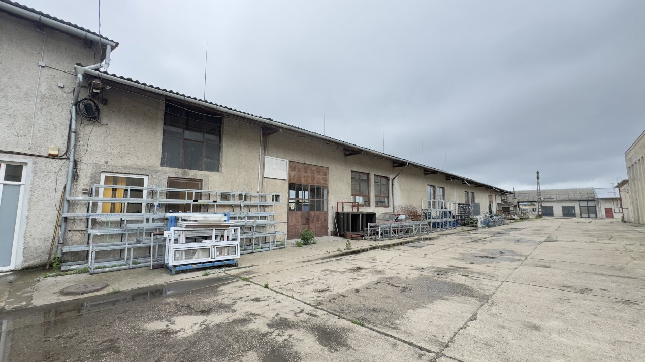  Clădire Industrială Hală Producție, Depozitare, Birouri-Teren 3140 mp - Carei  