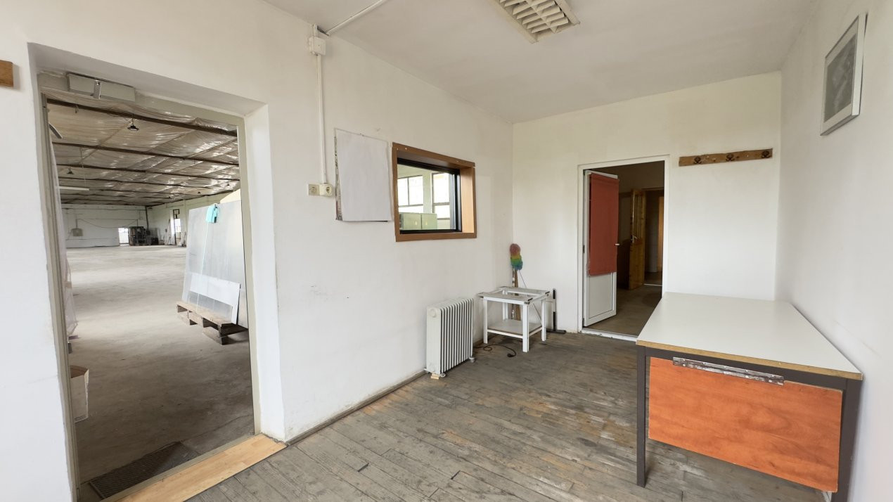  Clădire Industrială Hală Producție, Depozitare, Birouri-Teren 3140 mp - Carei  