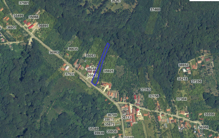 Teren 1712mp de vânzare în Horezu, Turcinești, lângă Pensiunea Arianna