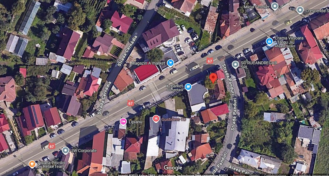 Spațiu comercial cu panouri solare, Târgu Jiu, Calea Severinului