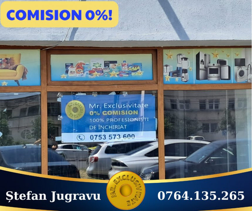 Spațiu comercial de închiriat – Târgu Jiu, Bulevardul Republicii 