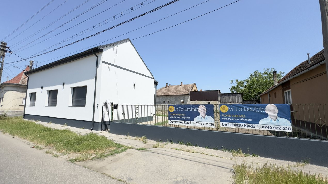 Casă 3 camere 154 mp, Teren 630 mp - Str. T. Vladimirescu - Carei - Comision 0% 