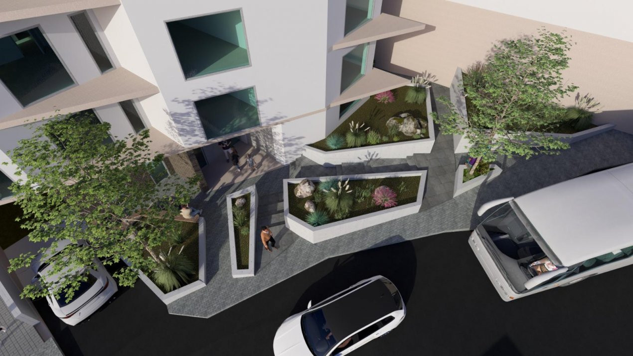 Spațiu Comercial Central – 2 Locuri de Parcare–Parter bloc 2025-Open Space