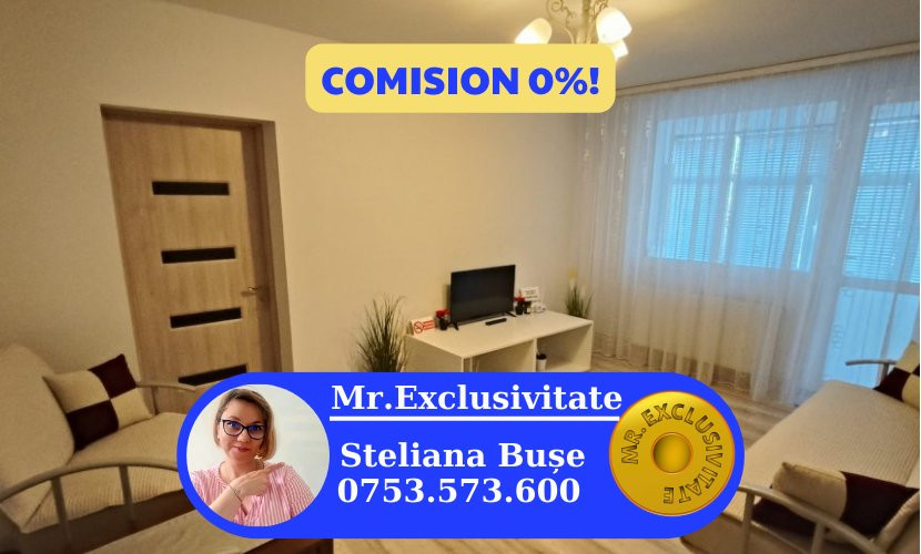 Apartament 2 camere complet renovat – Str. Griviței, Târgu Jiu