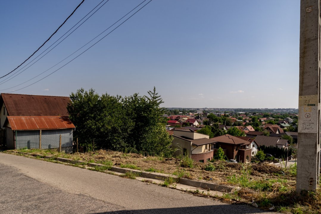 Teren cu cea mai spectaculoasa priveliste din Stefanesti- str. Coasta Campului