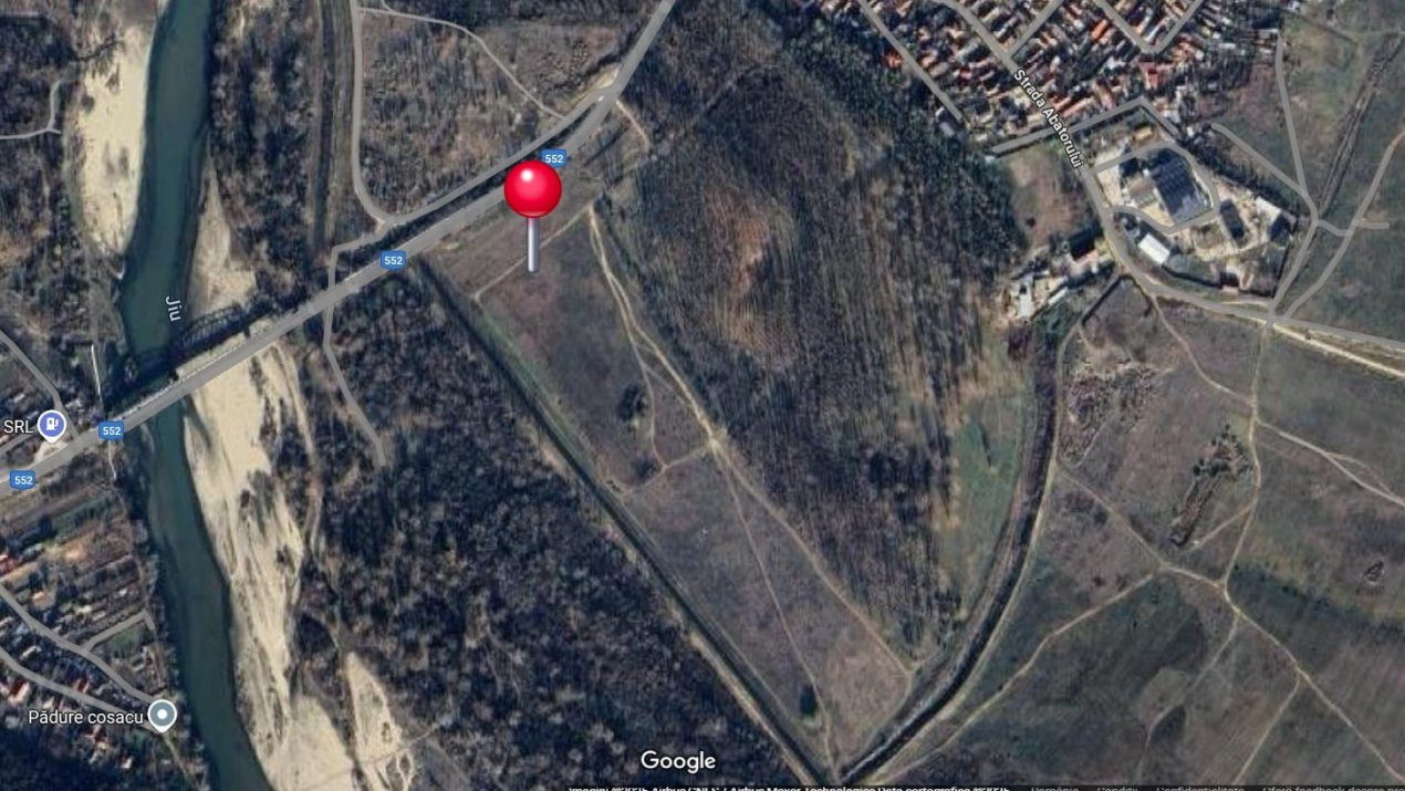 Teren agricol cu potential – 24.834 mp, zona Podul Jiului