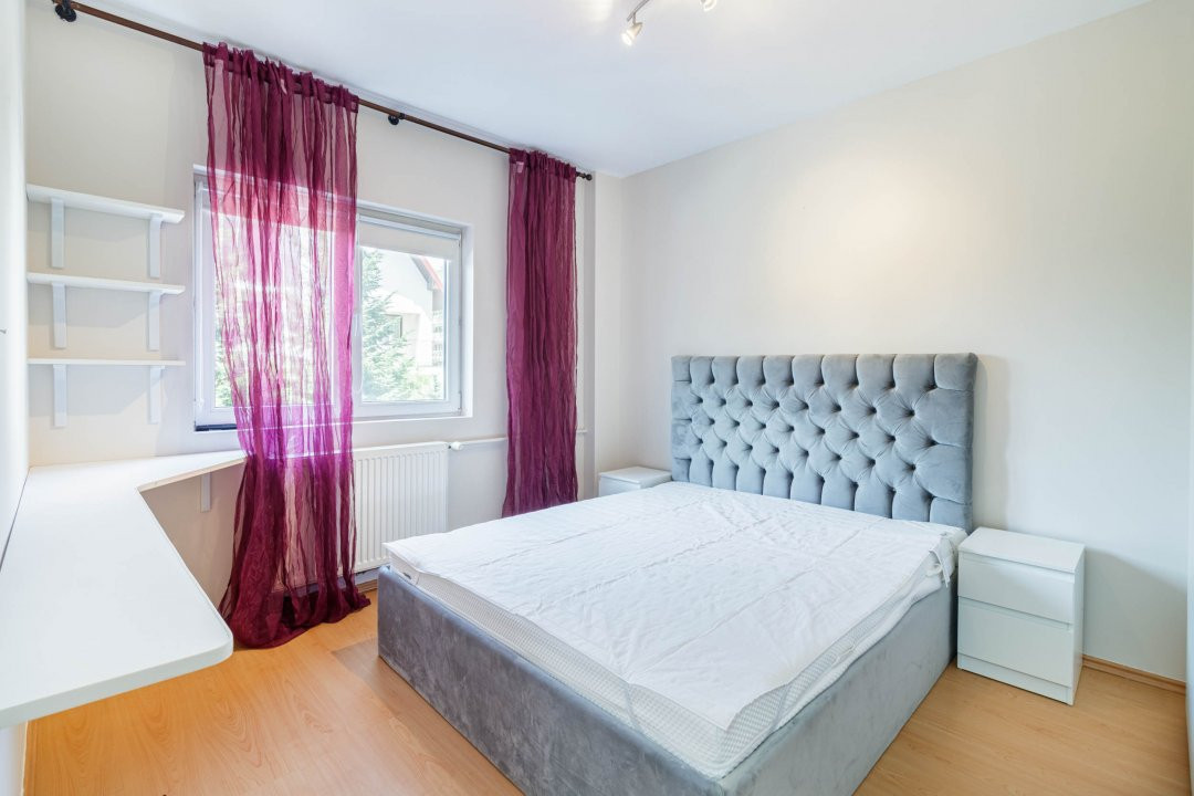 Apartament 2 camere Baneasa/Damaroaia – mobilat complet, cu terasa generoasa