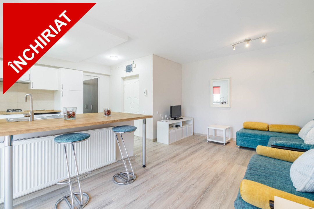 Apartament 2 camere Baneasa/Damaroaia – mobilat complet, cu terasa generoasa