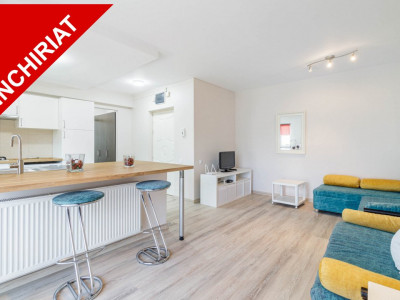 Apartament 2 camere Baneasa/Damaroaia – mobilat complet, cu terasa generoasa