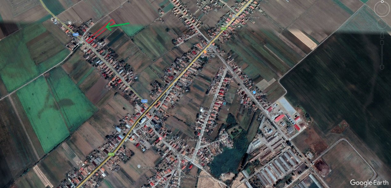 Casă 4 camere cu teren generos 3597 mp Loc. Petrești - Jud. Satu Mare