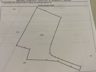 Teren 2436  mp intravilan, Serbanesti/Rociu, jud. Arges. Comision 0%