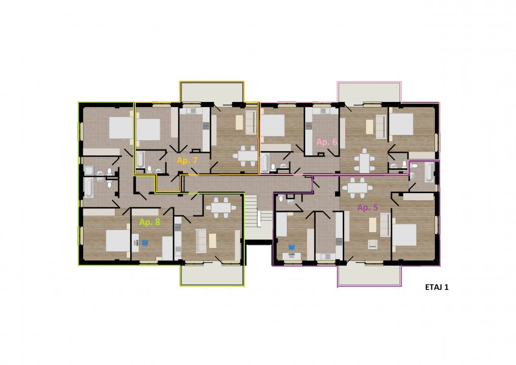 Zorilor Residence, Apartamente Noi 2-3-4 camere - Str. Zorilor - Carei