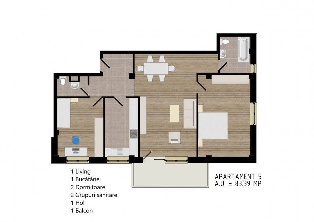 Zorilor Residence, Apartamente Noi 2-3-4 camere - Str. Zorilor - Carei