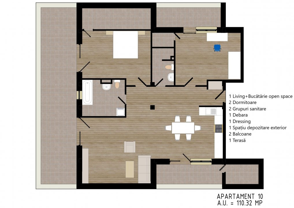 Zorilor Residence, Apartamente Noi 2-3-4 camere - Str. Zorilor - Carei